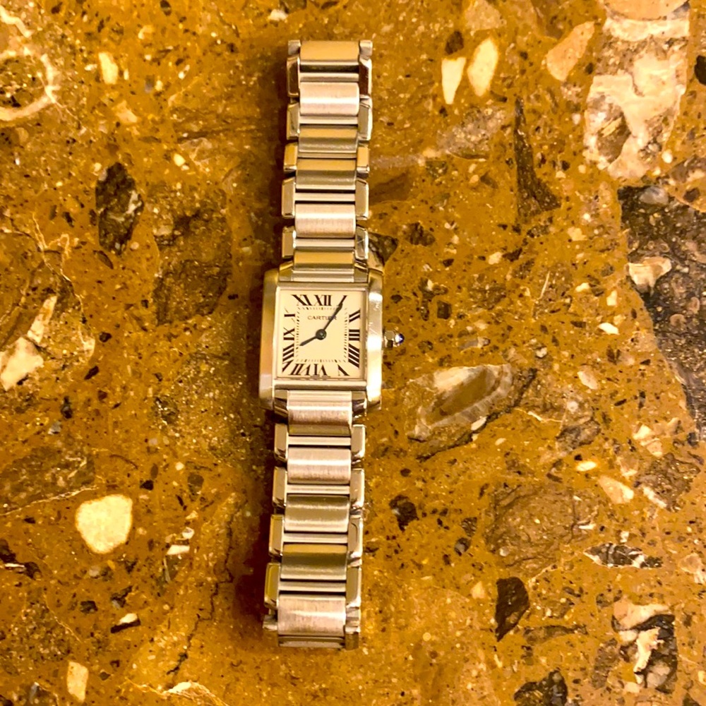 Authentic Cartier Tank Francaise watch